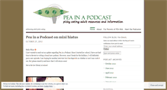 Desktop Screenshot of peainapodcast.com